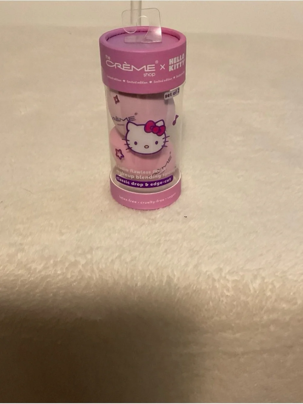 The Crème Shop x Hello Kitty Pink Makeup Sponge Set